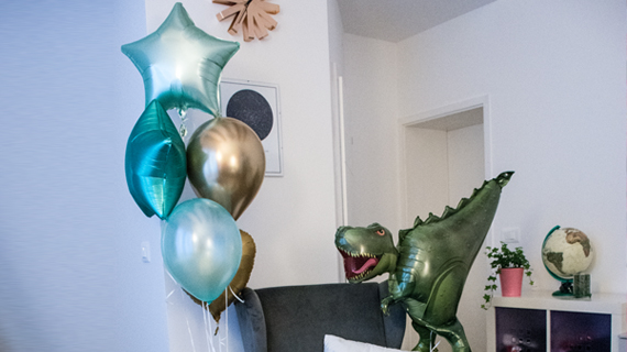 Dinozaver baloni in zabava