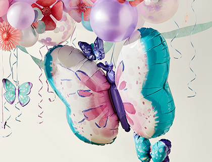 Metulji baloni in zabava