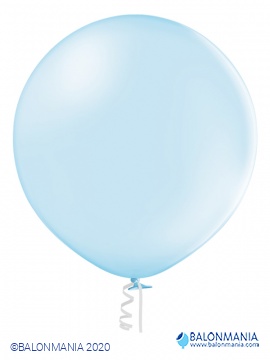 Plavi JUMBO balon pastel 60 cm