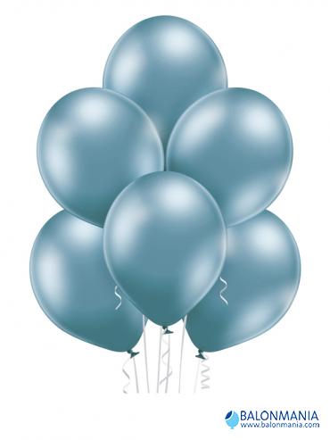 Glossy plavi baloni lateks 30cm (50 kom)