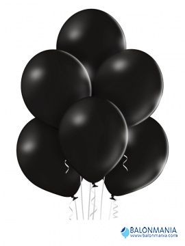 Crni baloni pastelni latex 30cm (50 kom)