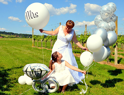 Poročni baloni, dekliščina in fantovščina