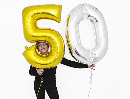 Baloni za 50 rojstni dan
