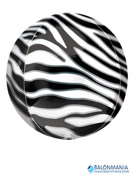 Balon zebra krogla motiv