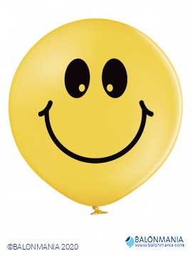 Balon Smiley, lateks (1 kom)