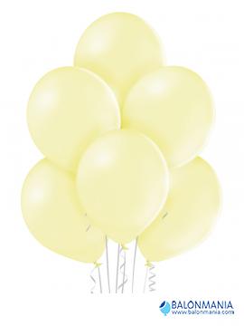 Balon rumen limona pastel, lateks (50 kom)