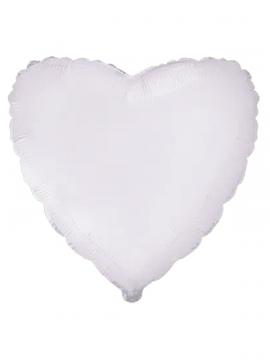 Folija balon srce White