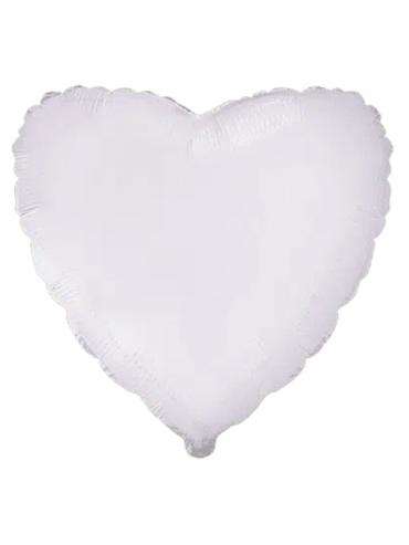 Folija balon srce White
