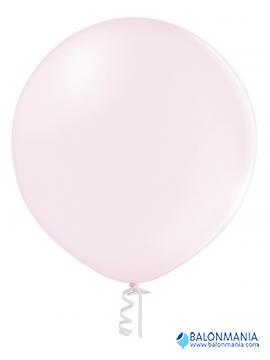 Balon roza svetla pastel, lateks (1 kom)