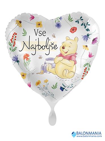 Balon Medvedek Pu Vse najboljše