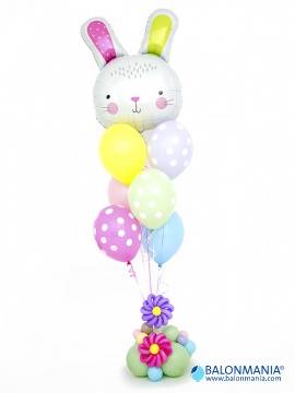 Šopek JUMBO iz balonov - Zajček