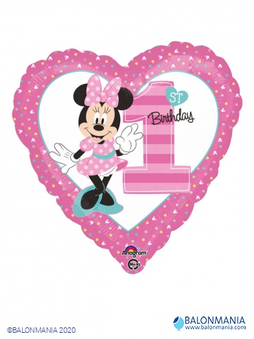 Balon 1 Minnie Mouse rojstni dan