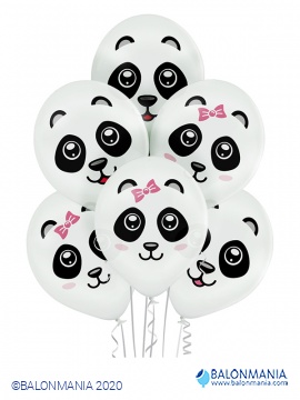 Balon Panda, lateks (6 kom)