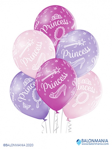 Balon Princeska, lateks (6 kom)