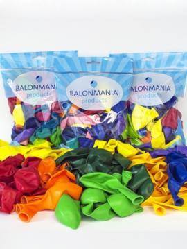 BALONI PASTEL, 12CM (100 kom)