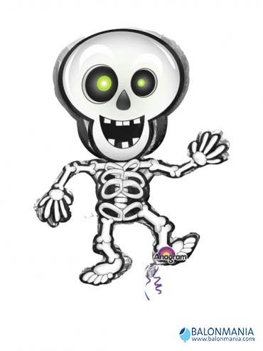 Balon Halloween okostnjak