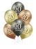 Balon 20 rojstni dan glossy, lateks (6 kom)