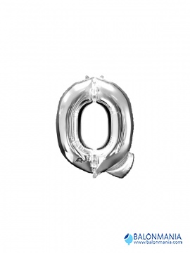 Balon Q srebrni mini