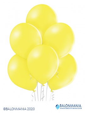 Pastelno rumeni dekorativni balon