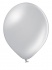 Balon srebrni metal, lateks (50 kom)