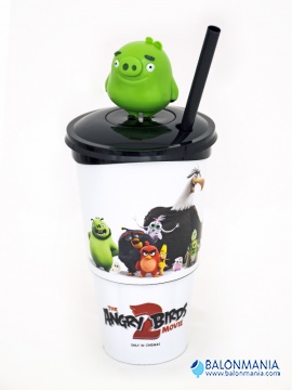 Set Kozarec Angry Birds2 500ml - Zelen