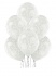 Balon Vrtnice bele, lateks (6 kom)
