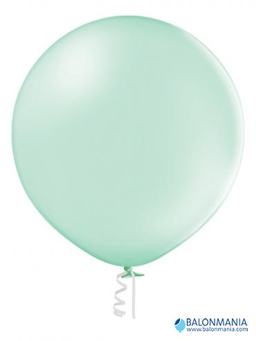 Balon zelen svetel pastel, lateks (1 kom)