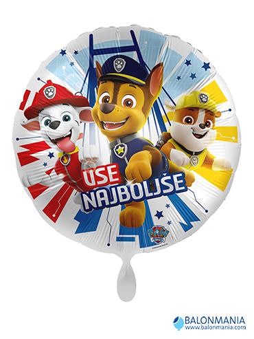 Balon Paw patrol Vse najboljše