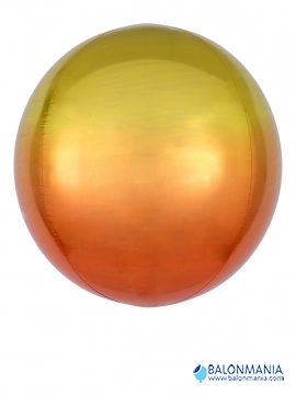 Balon rumeno-oranžna krogla 3D