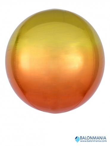 Balon rumeno-oranžna krogla 3D