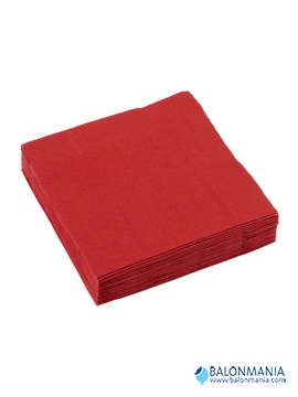 Serviete-prtički rdeče papirnate (20 kom)