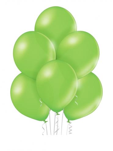 Balon Zelena limeta metal, lateks (50 kom)