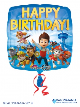Tačke na patrulji Happy Birthday balon