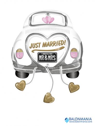 Balon Ravno poročena avto