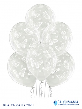 BRN Balon Lateks D11 Butterflies 1C5S 6ct 038