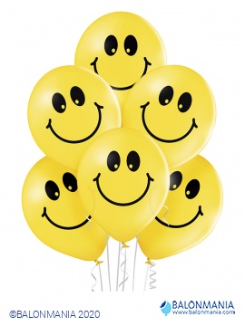 Balon Smiley, lateks (6 kom)