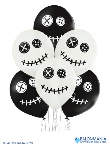 Balon Voodoo lutke, lateks (6 kom)