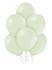 Balon kremno zelena pastel, lateks (50 kom)