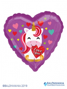 Samorog love you srce balon