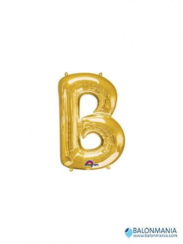Balon B zlat mini