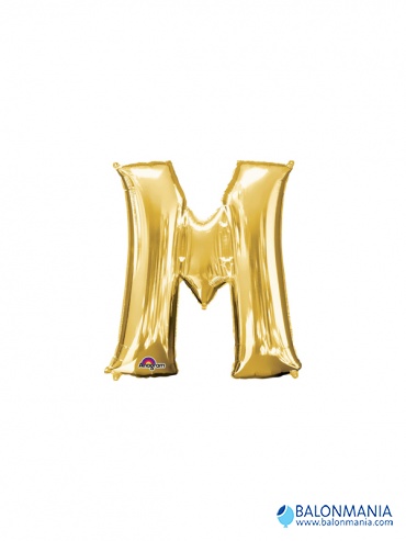 Balon M zlat mini