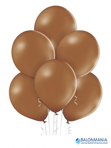 Balon nežno rjav pastel, lateks (50 kom)